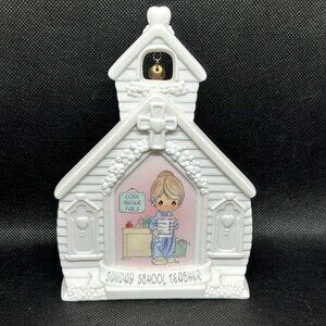 Precious Moments "Sunday School Teacher church" figurine